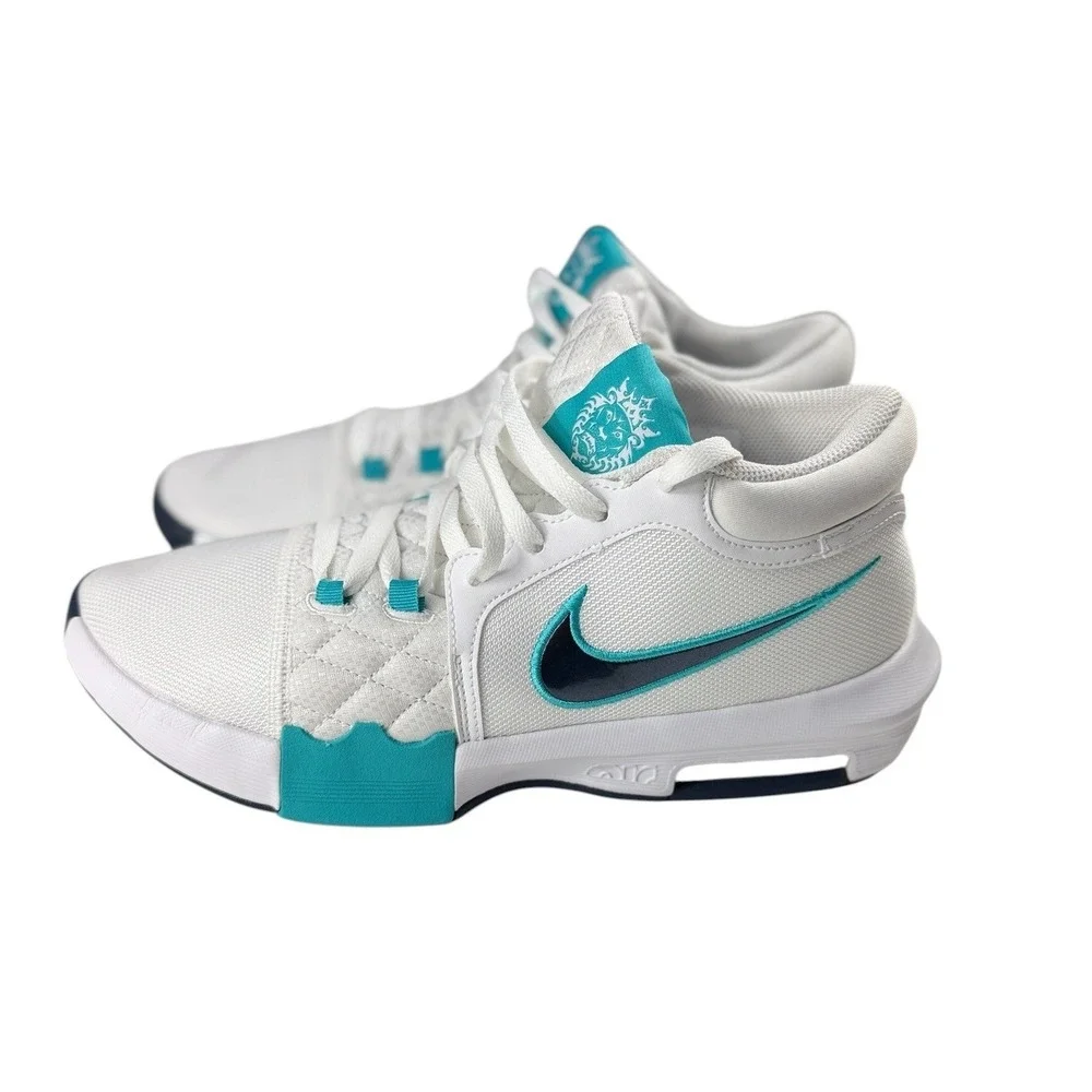 Nike LeBron Witness VIII 8 White Obsidian Dusty Cactus HQ2139-101 Mens 10 NIB